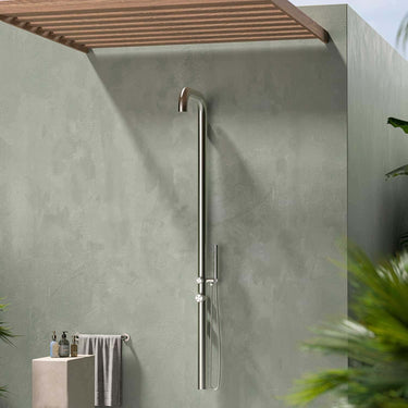 Duchas de acero inoxidable de pared