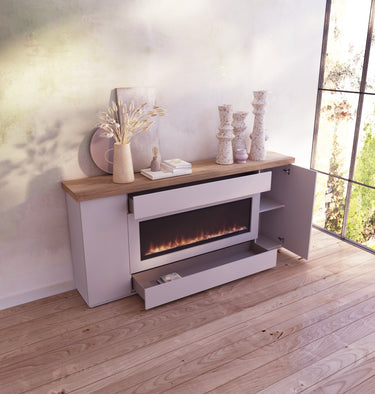 Furniture with Fireplace 108 cm