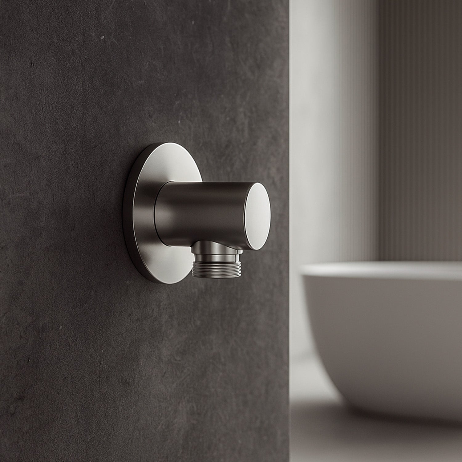 SINED Connecteur mural pour douchette flexible en acier inoxydable 316L couleur inox, résistant à la corrosion pour usage intérieur et extérieur, raccord pour douchette flexible water inox