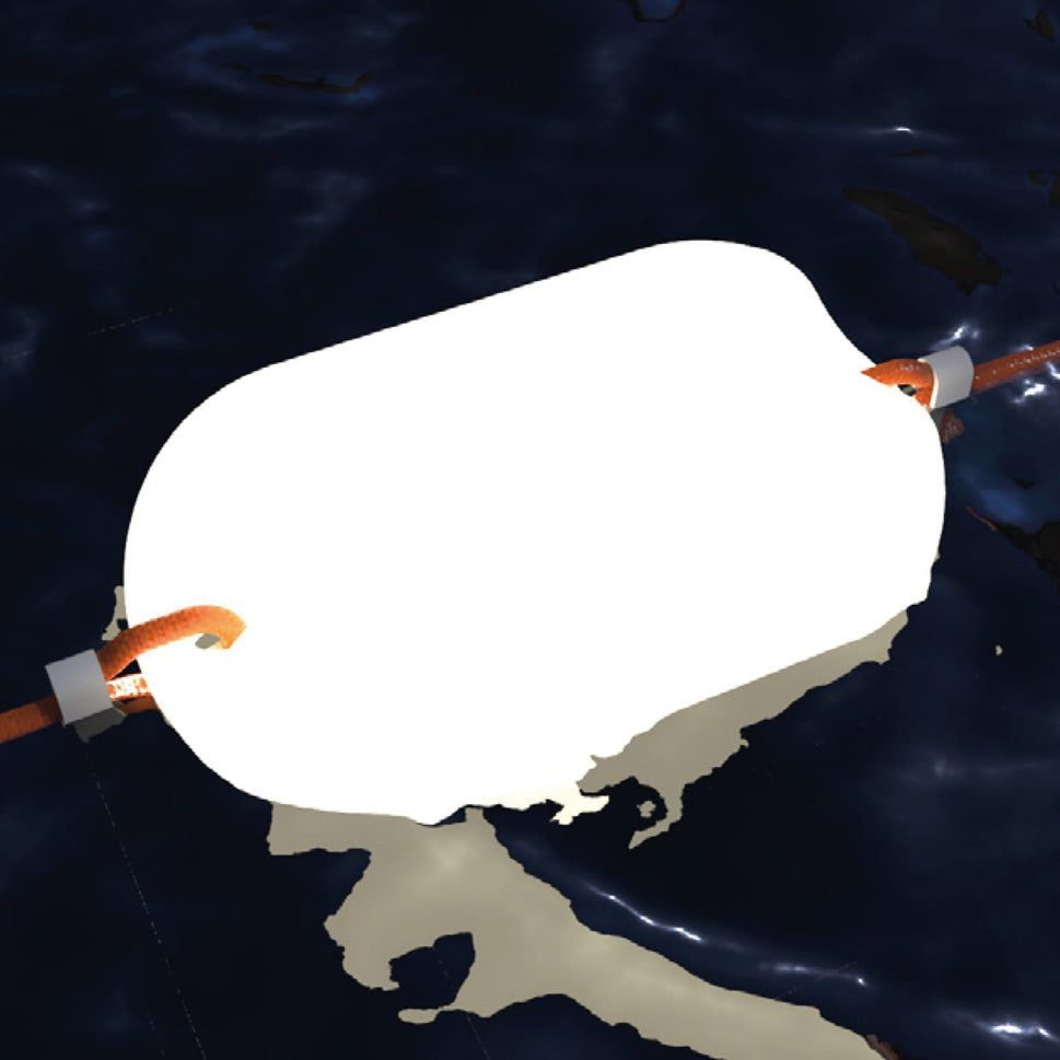 Boya De Luz Solar Sined Boya De Luz Solar Con Panel Solar Interno Boya De Luz Solar Blanca Boya De Luz Solar Flotante En Blanco Opaco Pe Carga Autonomamente Con Luz Solar