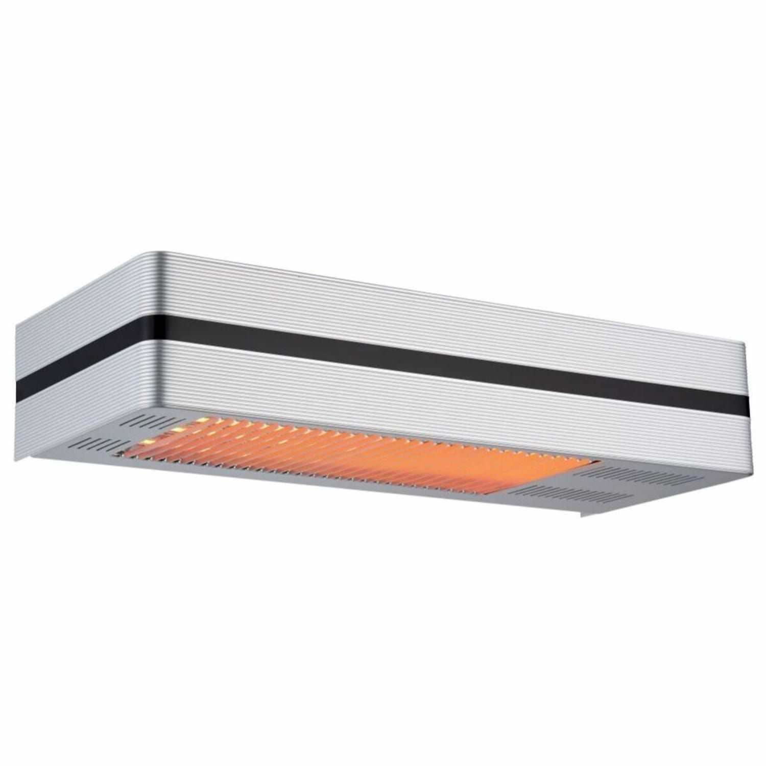 Sined Hot Ira Inox 2000 Riscaldatore Infrarosso Per Patio Con 2000w Regolabile Argento Fabbricato In Acciaio e Alluminio Telecomando Con Timer Incluso Protezione Ip65 Ideale Per Bar e Ristoranti
