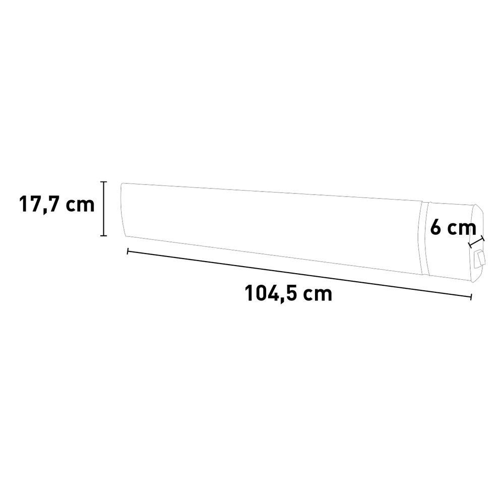 Sined Heat Noir 1500 Chauffage Céramique Infrarouge 1500w Noir Sans Émission de Lumière Élément Chauffant en Aluminium Extrudé Revêtement Céramique Noir Télécommande Ip65