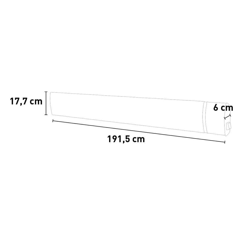 Sined Heat Noir 3200 Wifi Radiateur Infrarouge Pour Extérieur En Aluminium Noir Ondes Longues Sans Émission de Lumière Adapté Pour Extérieurs Avec Télécommande Revêtement Céramique Protection Ip65