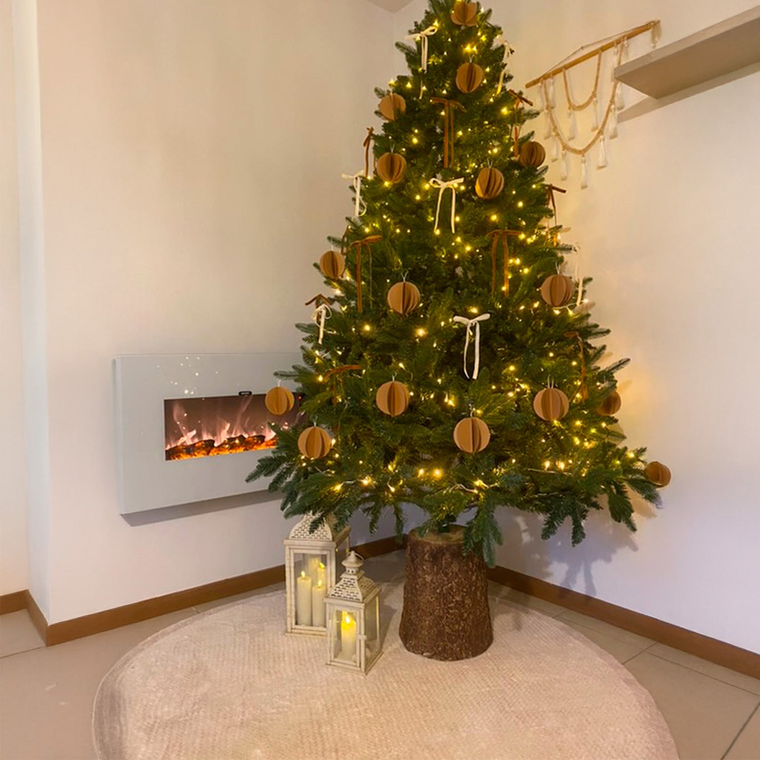 Sined Monte Cheminée Électrique Murale en Acier et Verre 1500w Effet Flamme LED Blanc Effet Flamme LED Réel 6 Niveaux d'Intensité avec Télécommande Idéal pour la Maison et le Bureau 98 Cm