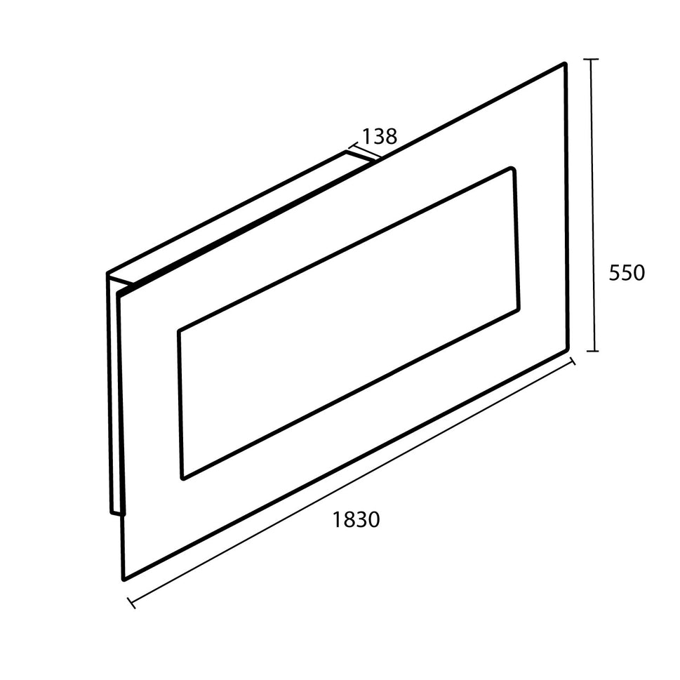 Sined Pordoi Cheminée Électrique Murale en Acier et Verre 1500w Effet Flamme LED Noir Flamme LED Réaliste 6 Niveaux d'Intensité Télécommande Idéal pour Maison Bureau Commerce