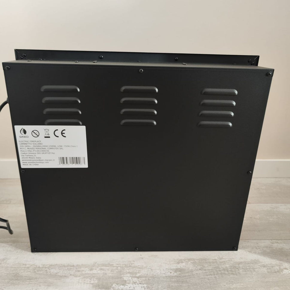 Mpc Vulcano Chimenea Quemador Electrico Led Para Chimenea 1500w Efecto Llama Solo Negro Nuevo Quemador Electrico Led 1500w Compatible Con Marcos o Chimeneas Existentes Mando a Distancia Incluido