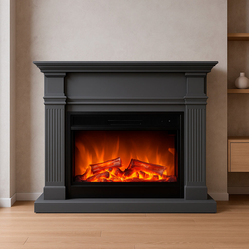 Sined Caminocalderaxxlgrigio Cheminée Électrique Sined Caldera Xxl Gris Élégance Moderne et Flamme Réaliste Pour Maison et Bureau Achat Sécurisé et Livraison Rapide