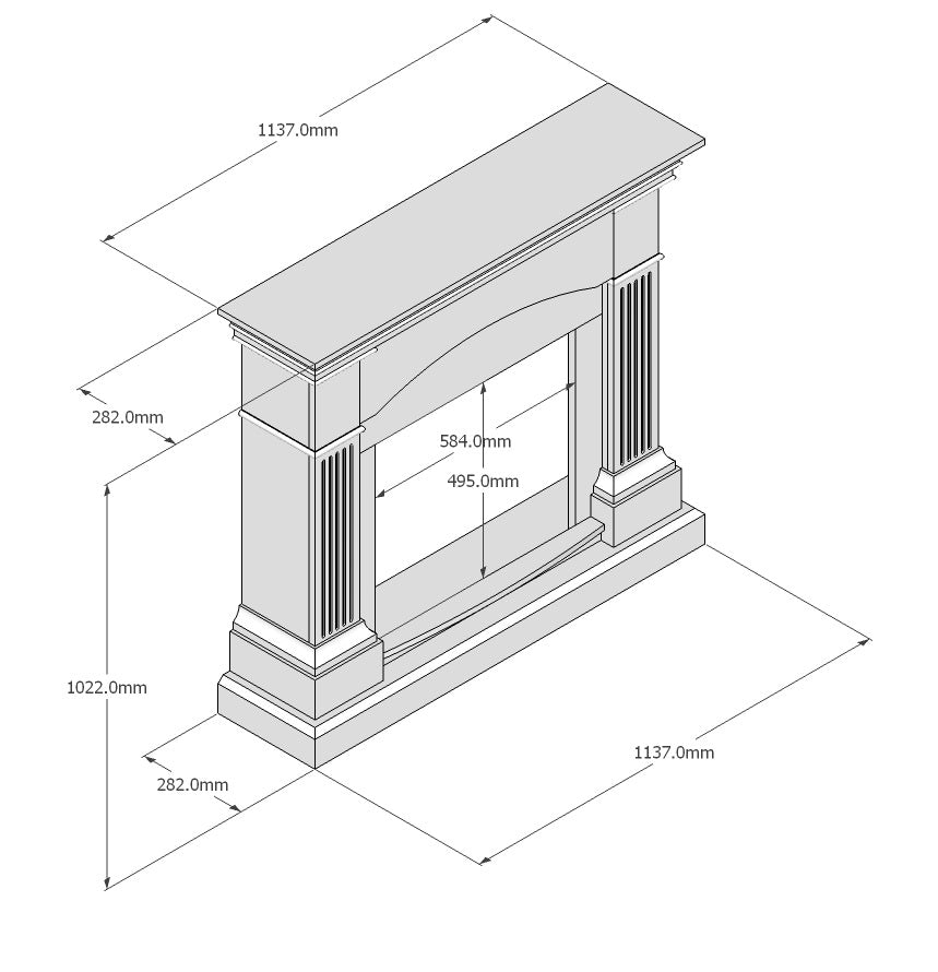 Electric Standing Fireplace 1500w Cetona Led Wenghe Sined
