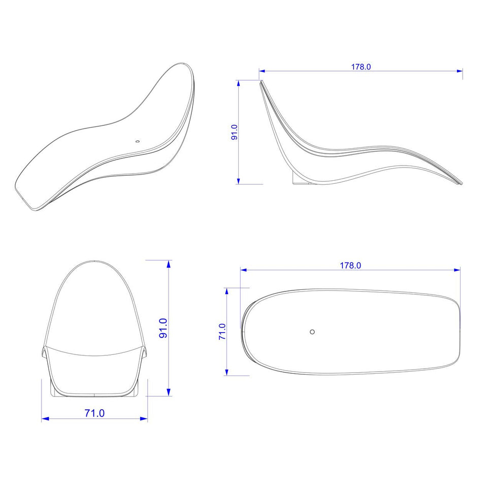 Chaise Longue Sirio Tumbona Resistente y Flotante Sined