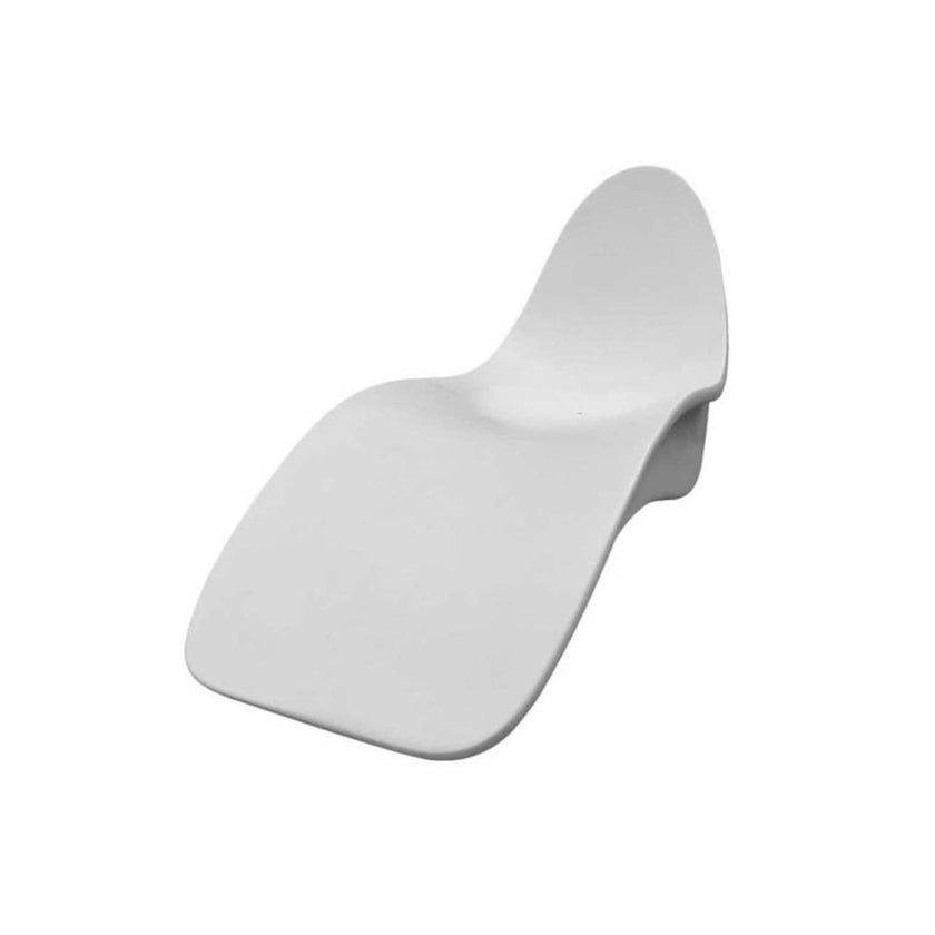 Chaise longue blanca SINED Venere: diseño ergonómico, resist