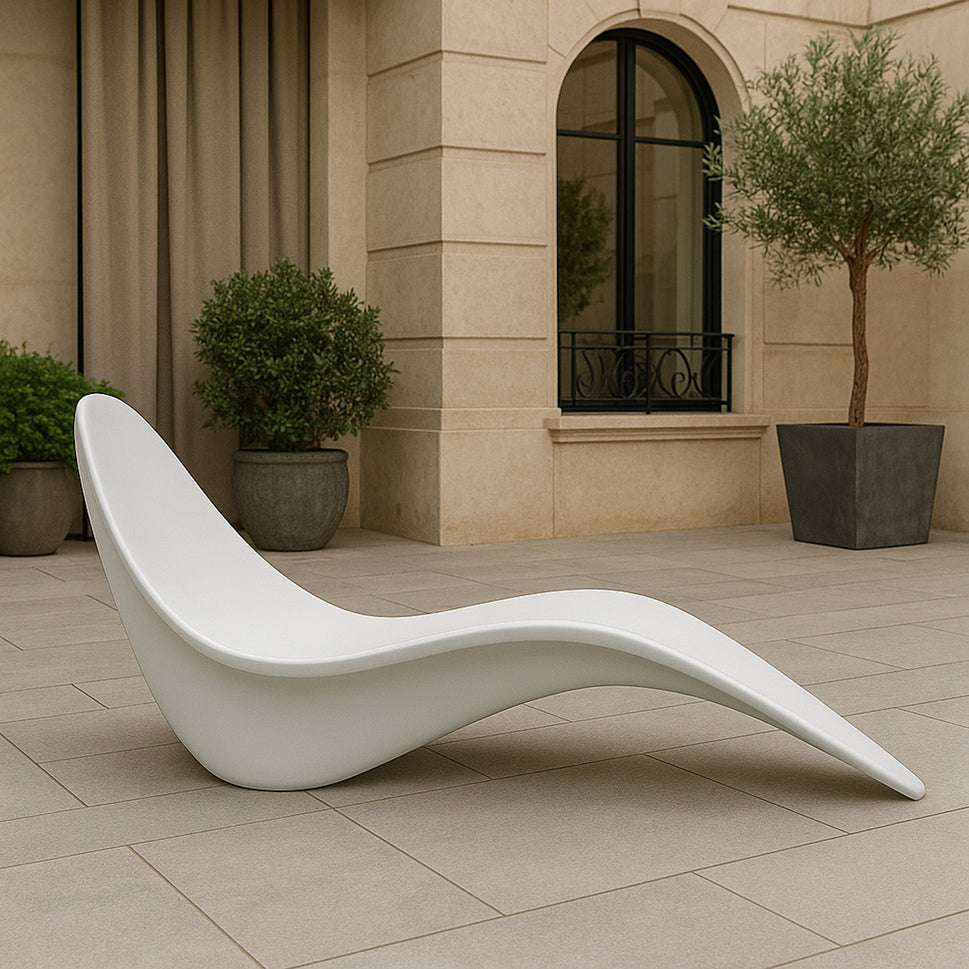Chaise Longue Venere Tumbona Ergonómica y Moderna Blanca Sined