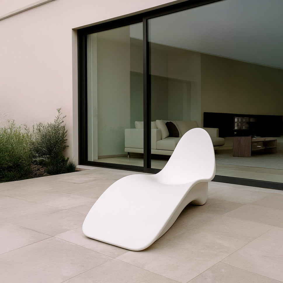 Chaise Longue Venere Tumbona Ergonómica y Moderna Blanca Sined