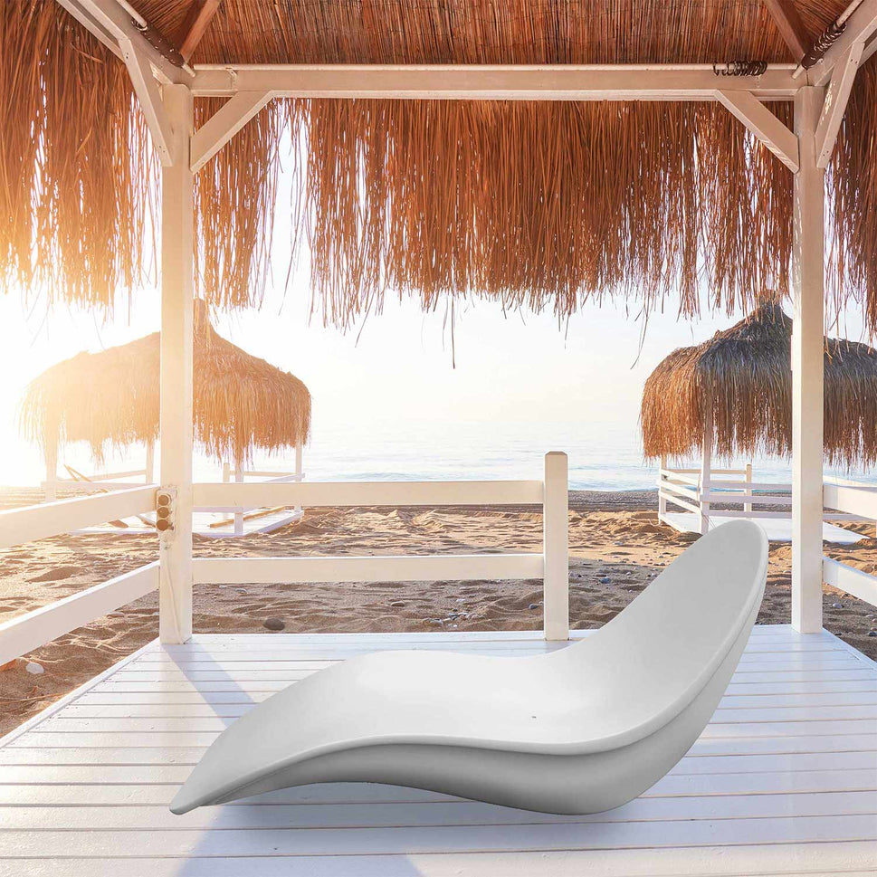 Chaise Longue Venere Tumbona Ergonómica y Moderna Blanca Sined