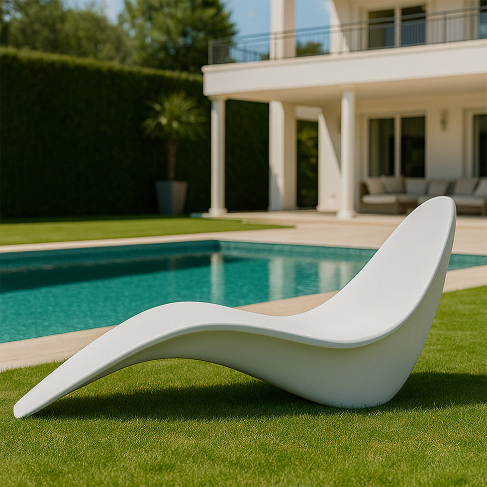 Chaise Longue Venere Tumbona Ergonómica y Moderna Blanca Sined