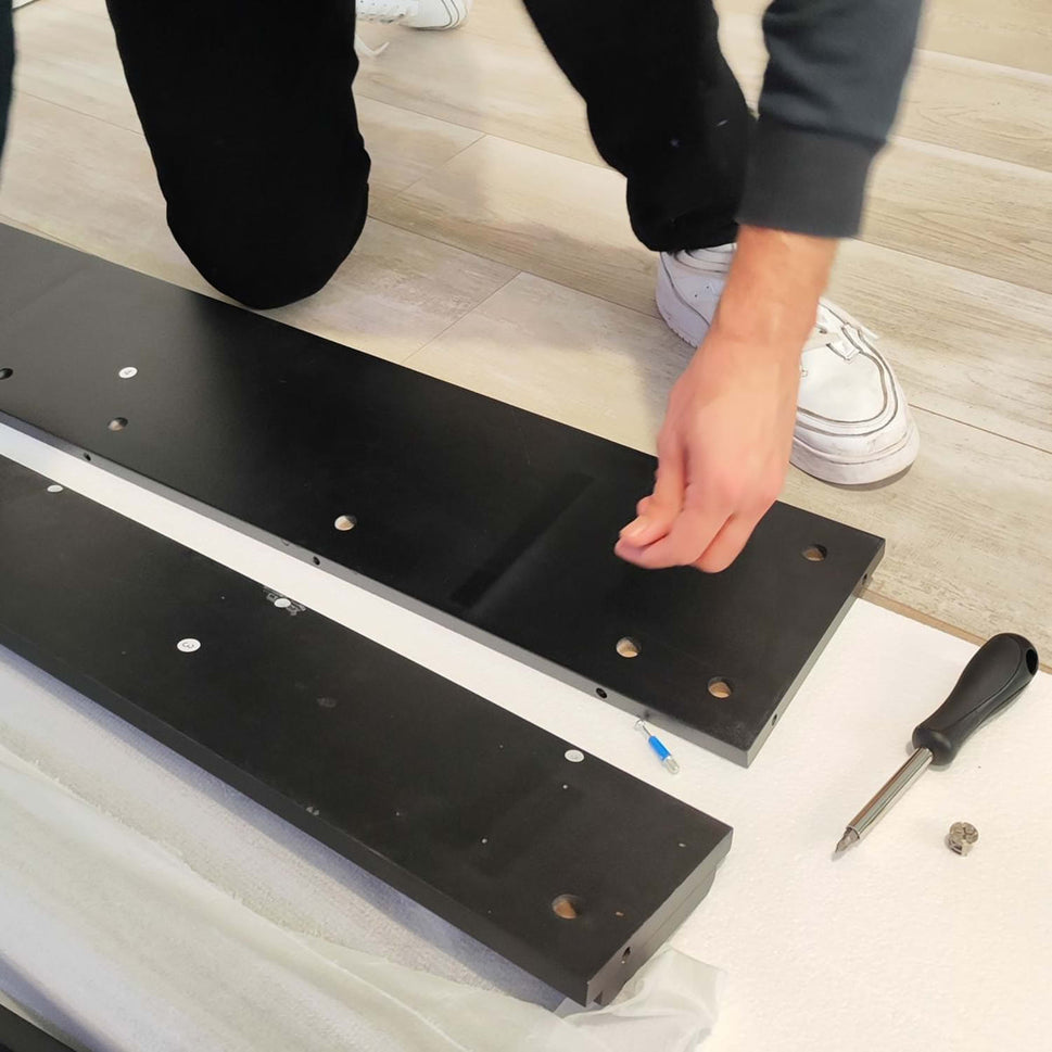 Fireplace Frame Mpc Boiler Black Ideal For The Electric Volcano Fireplace Insert Or Existing Burner Timeless Classic Design Made Of Durable MDF Wood