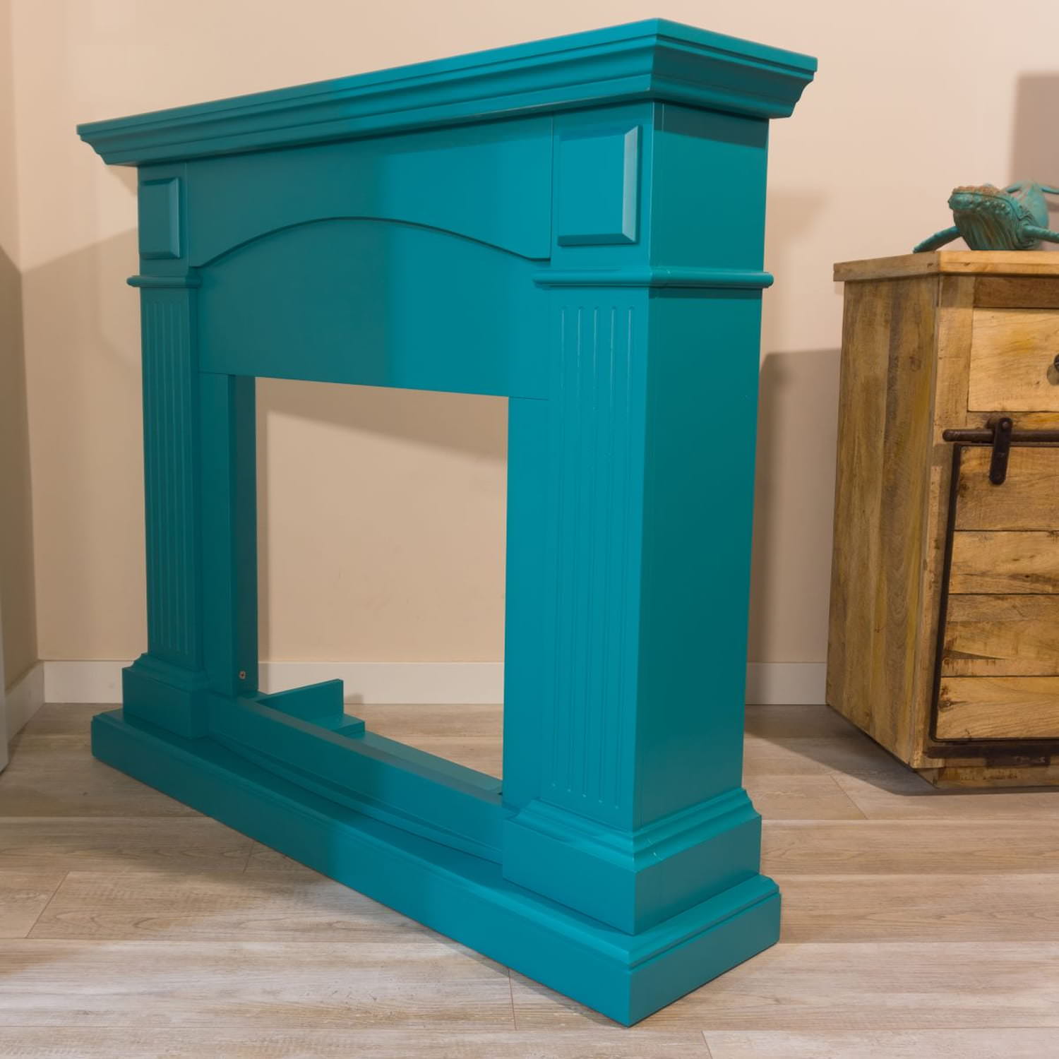 Mpc Marco Haard Cetona Blauw Turquoise Marco Haard Cetona Blauw Turquoise Mdf Houten Frame