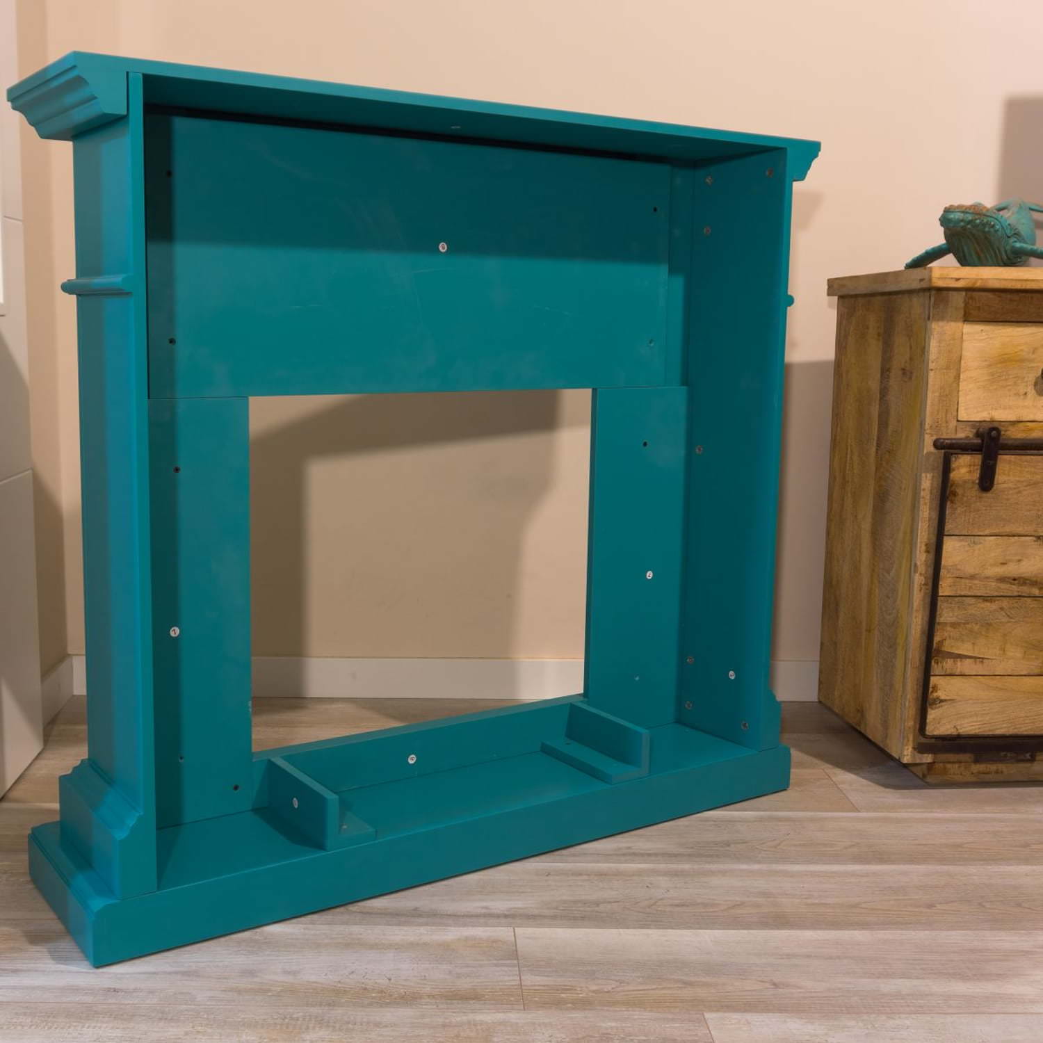Mpc Marco Haard Cetona Blauw Turquoise Marco Haard Cetona Blauw Turquoise Mdf Houten Frame