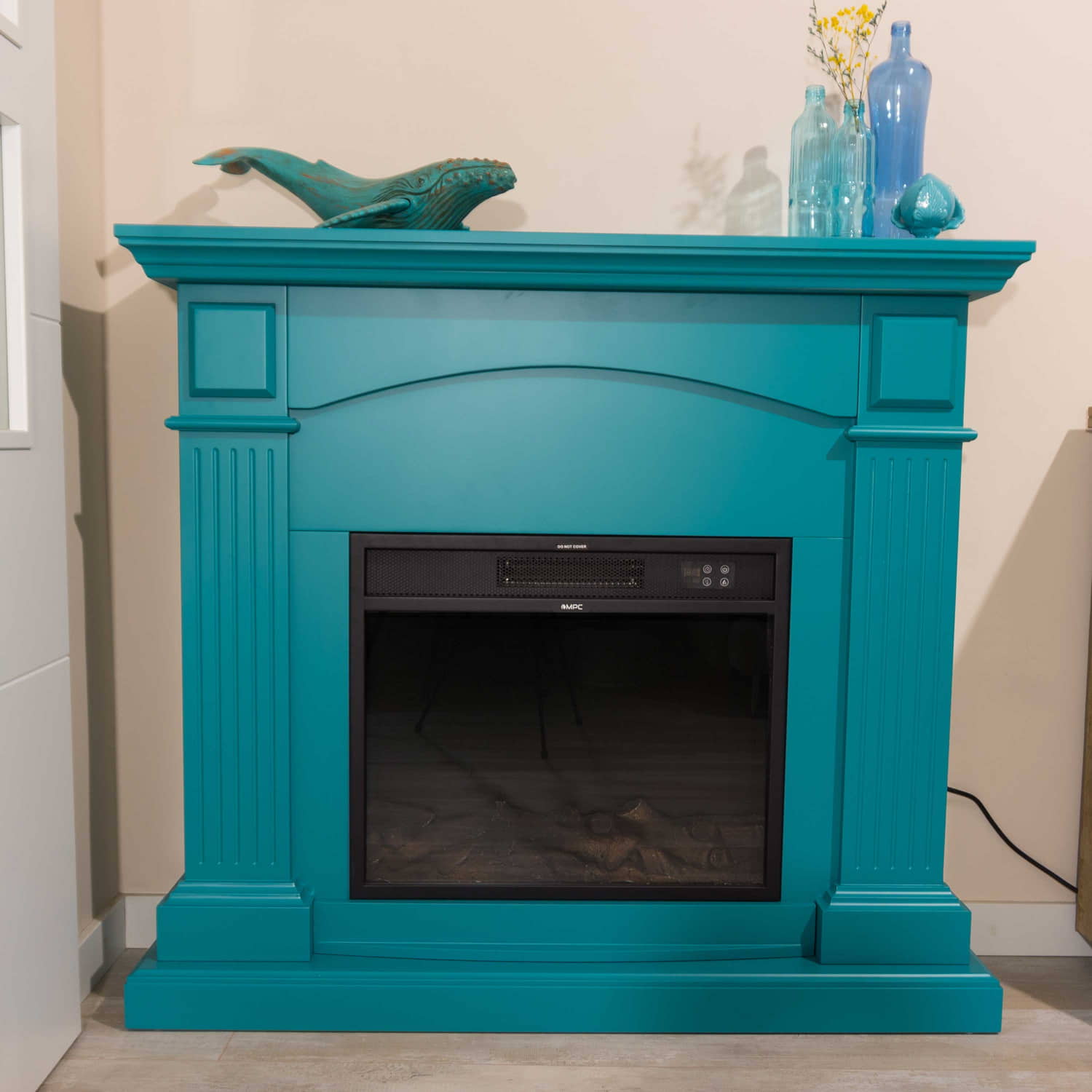 Mpc Marco Haard Cetona Blauw Turquoise Marco Haard Cetona Blauw Turquoise Mdf Houten Frame