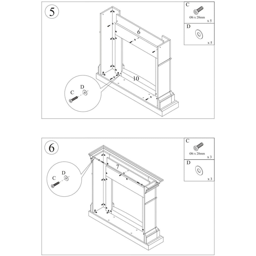 Turquoise Ketone Electric Fireplace Frame Sined