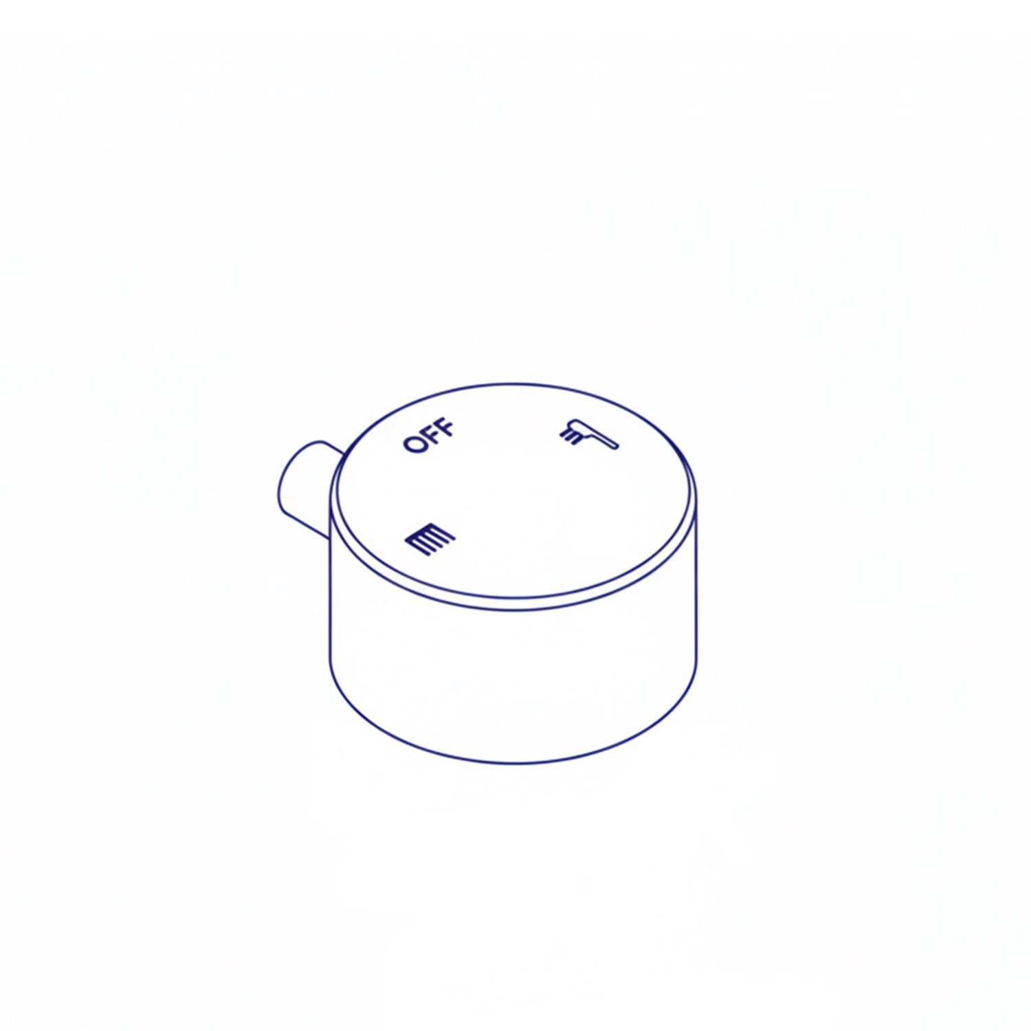 Edelstahl-Umsteller für Gartenduschen