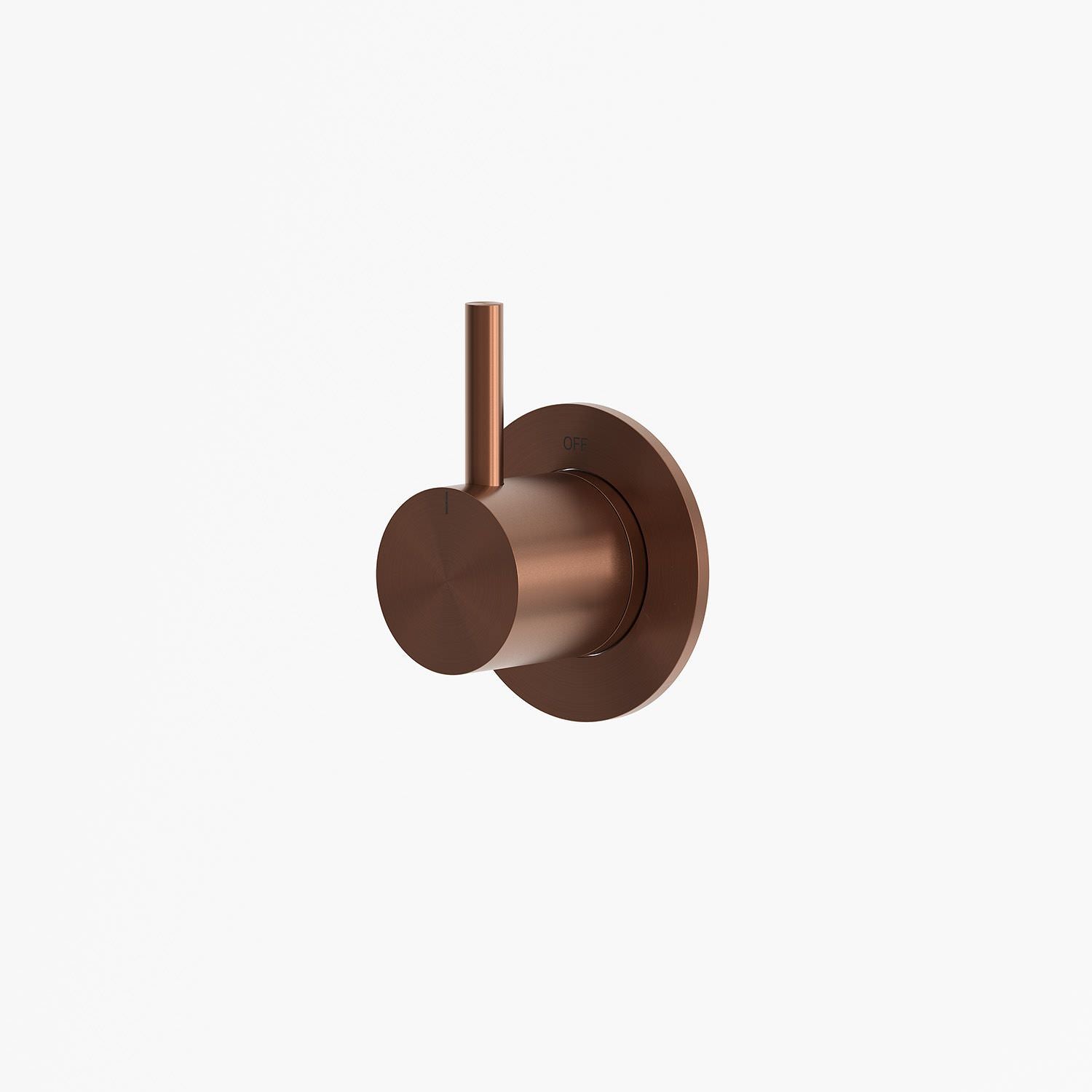 SINED 316L roestvrijstalen wandafleider roségoud functioneel ontwerp voor binnen- en buitengebruik wandmontage model Levante