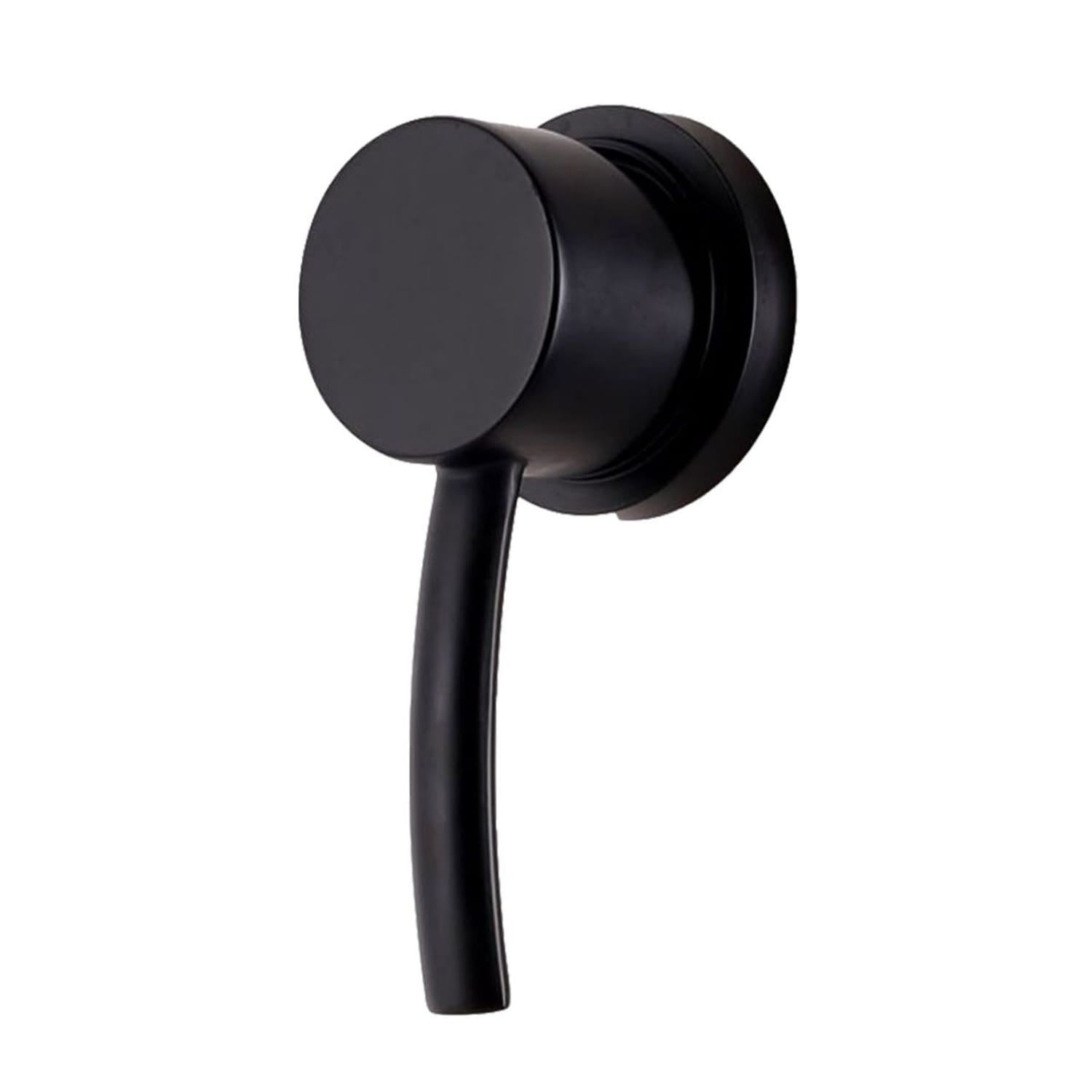 SINED Douche extérieure Solaire Nera en Aluminium avec pomme de douche ronde de 20 cm Structure Courbe et Réservoir de 35 Litres Idéal pour l'Extérieur Modèle Dafne