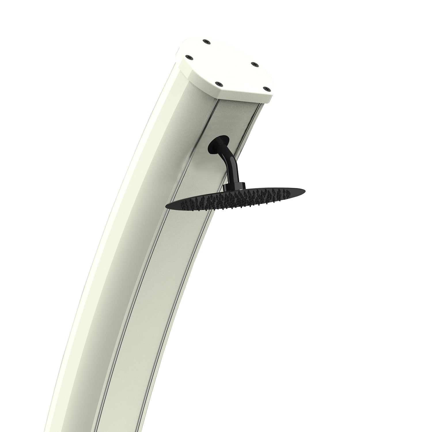 Douche Solaire Emi Blanche en Aluminium pour Piscine Sined