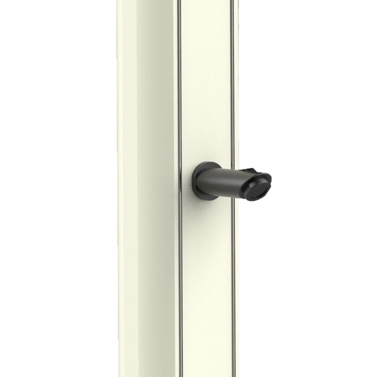 Douche Solaire Emi Blanche en Aluminium pour Piscine Sined