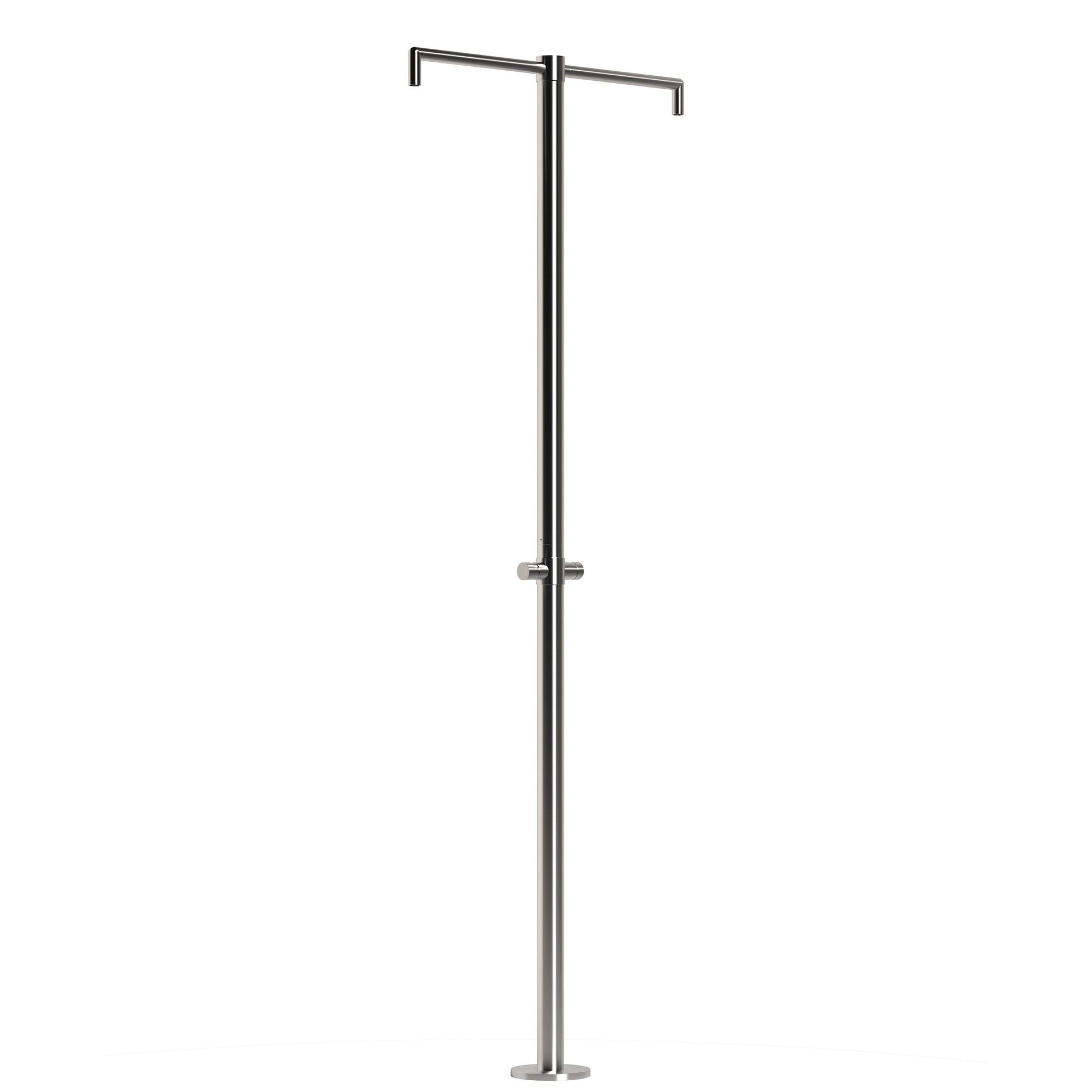 Douche Double Sined Acier Inoxydable 316l Avec Minuteur Douche Double Eau Froide Seulement Économie D'Eau Installation Simple Avec Cbox Dédicacé Pour Tout Espace Extérieur