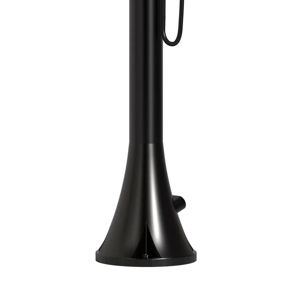 Doccia Esterno Luna Nera In Acciaio Inossidabile Flessibile 316l Sined