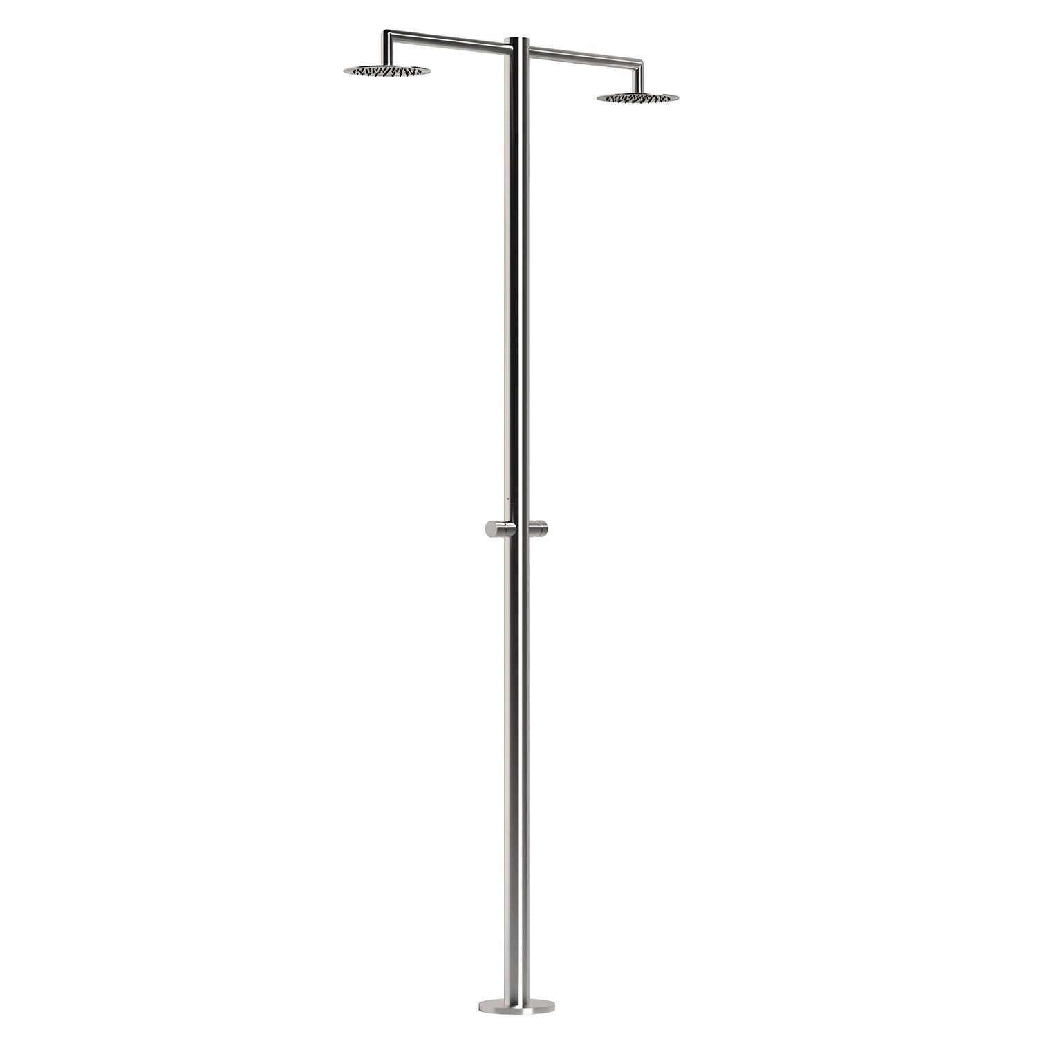 Ducha Exterior 2 Sopladores Temporizada Solo Agua Fría Sined