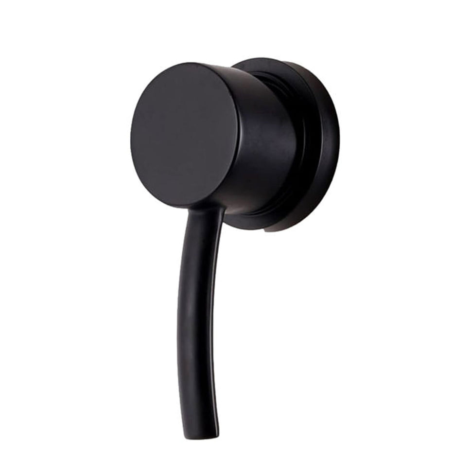 Sined Lea Grigia gebogene Aluminiumdusche mit Solarheizung und Fußbad, Grau