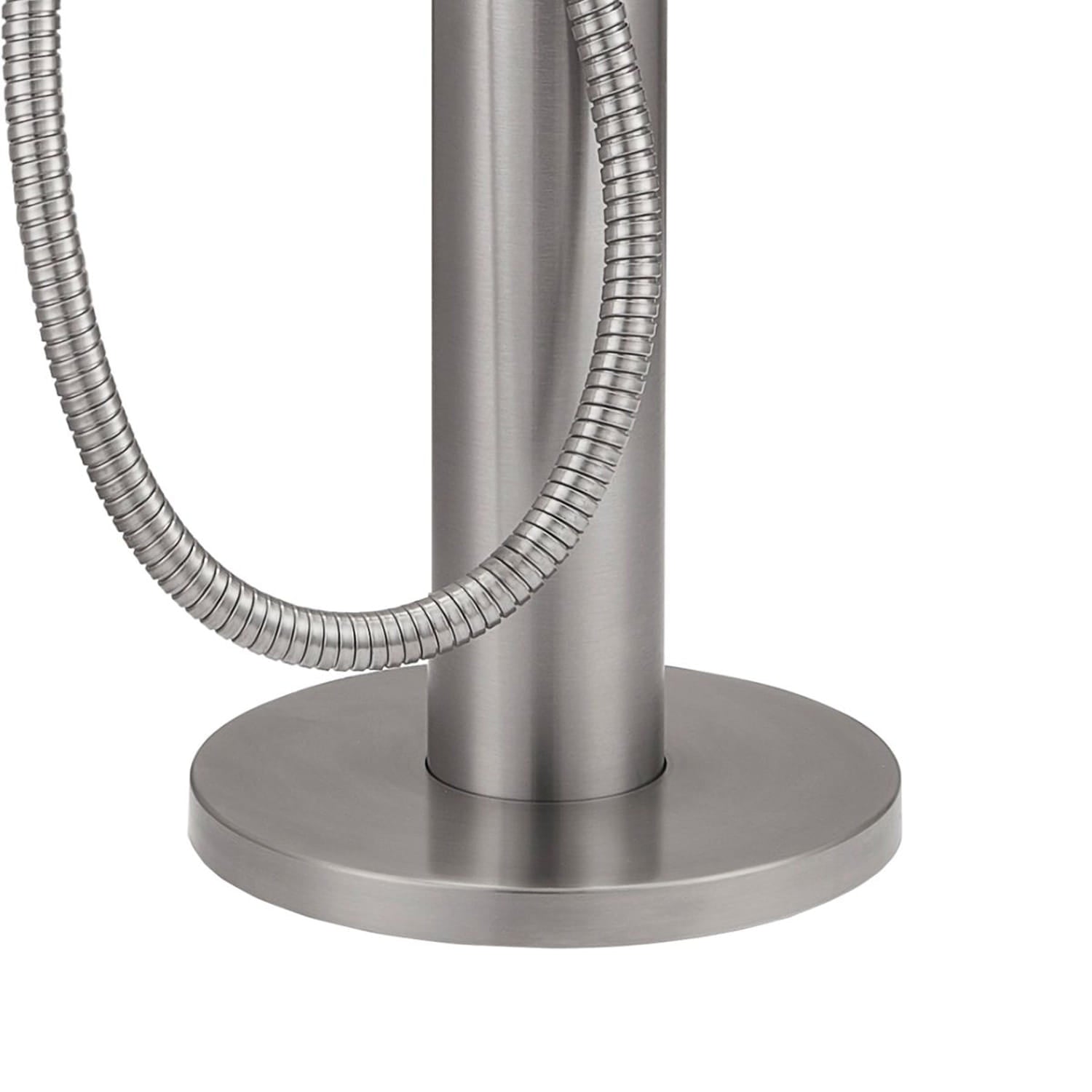 Mini Ducha Exterior Sined Oristano Diseno Elegante y Compacto Fabricada En Acero Inoxidable 316l Con Alcachofa Móvil y Conexión Para Agua Fría y Caliente