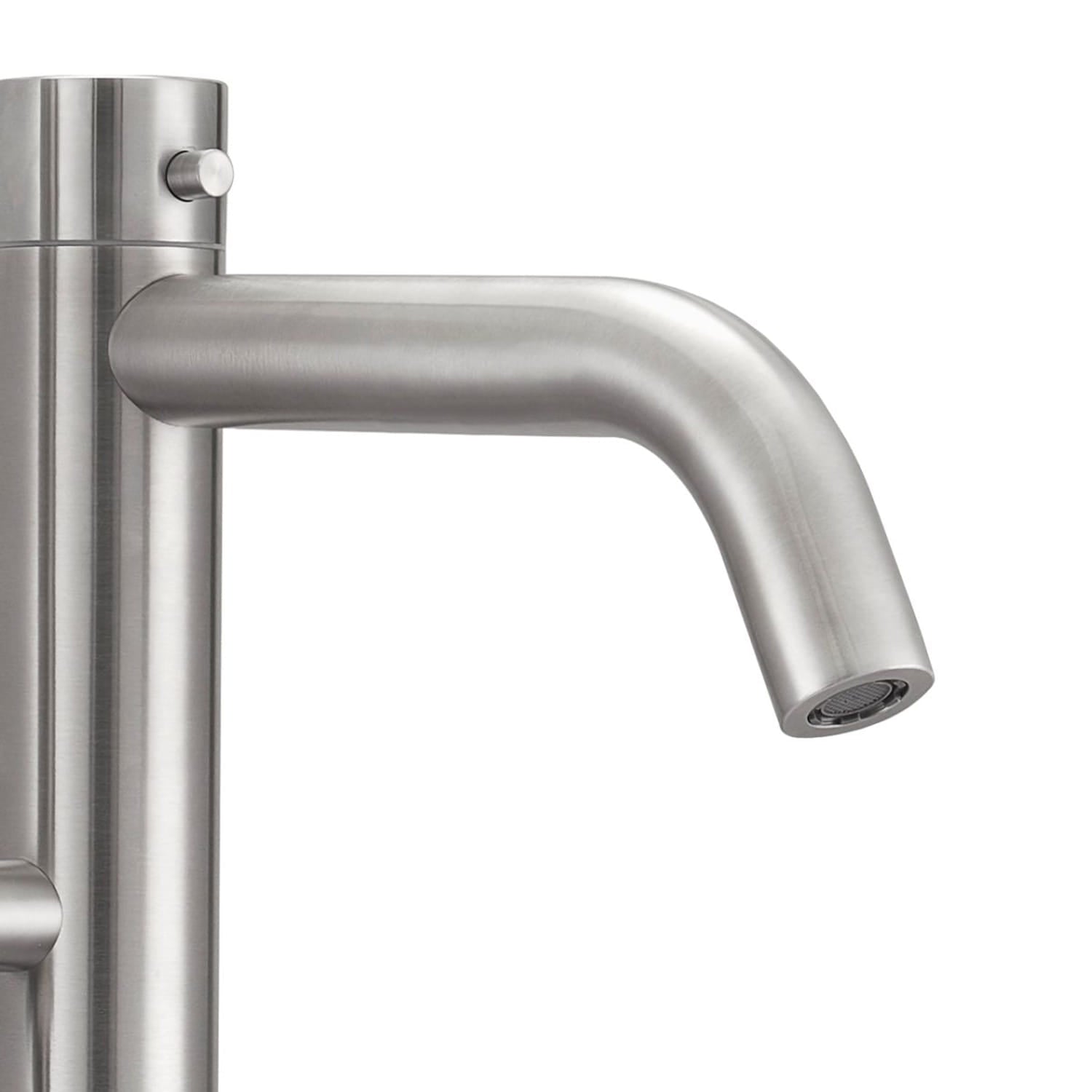 Mini Ducha Exterior Sined Oristano Diseno Elegante y Compacto Fabricada En Acero Inoxidable 316l Con Alcachofa Móvil y Conexión Para Agua Fría y Caliente