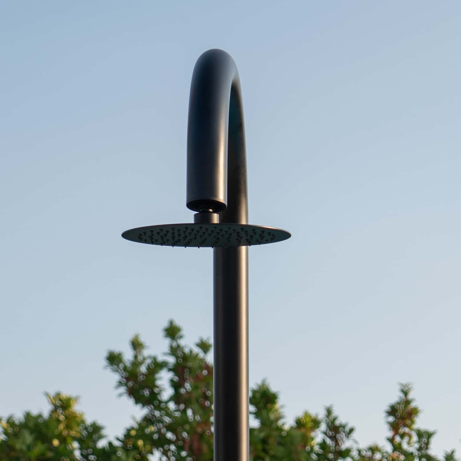 Sined Palau Douche Avec Pommeau En Acier Inoxydable 316l Mitigeur et Lave-pieds Noir Satiné Douche Avec Raccords De Base D'alimentation En Eau Chaude et Froide