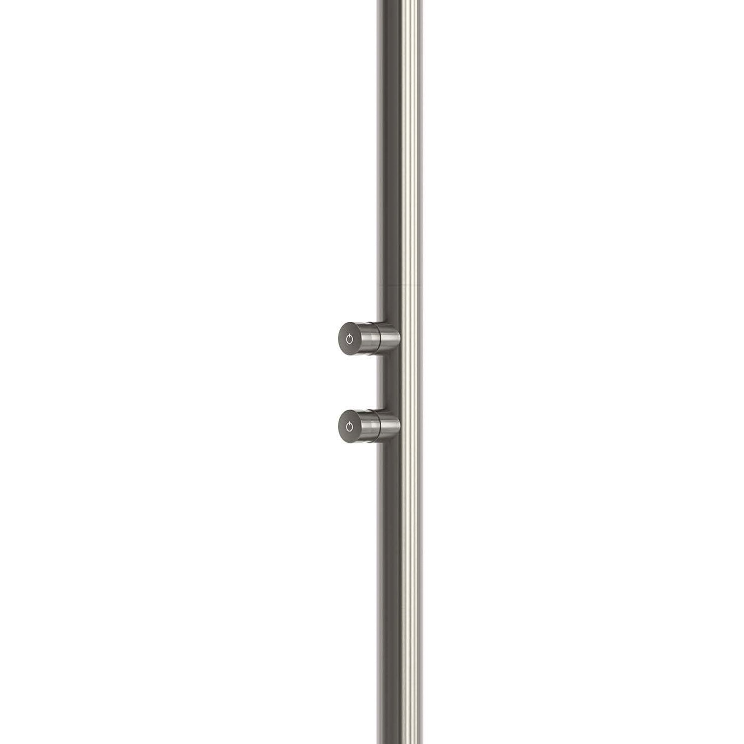 Sined Quartu Acero Inoxidable 316l Ducha y Lavapies h 2289 cm Gunmetal Acero Inoxidable Conexiones Base Ocultas