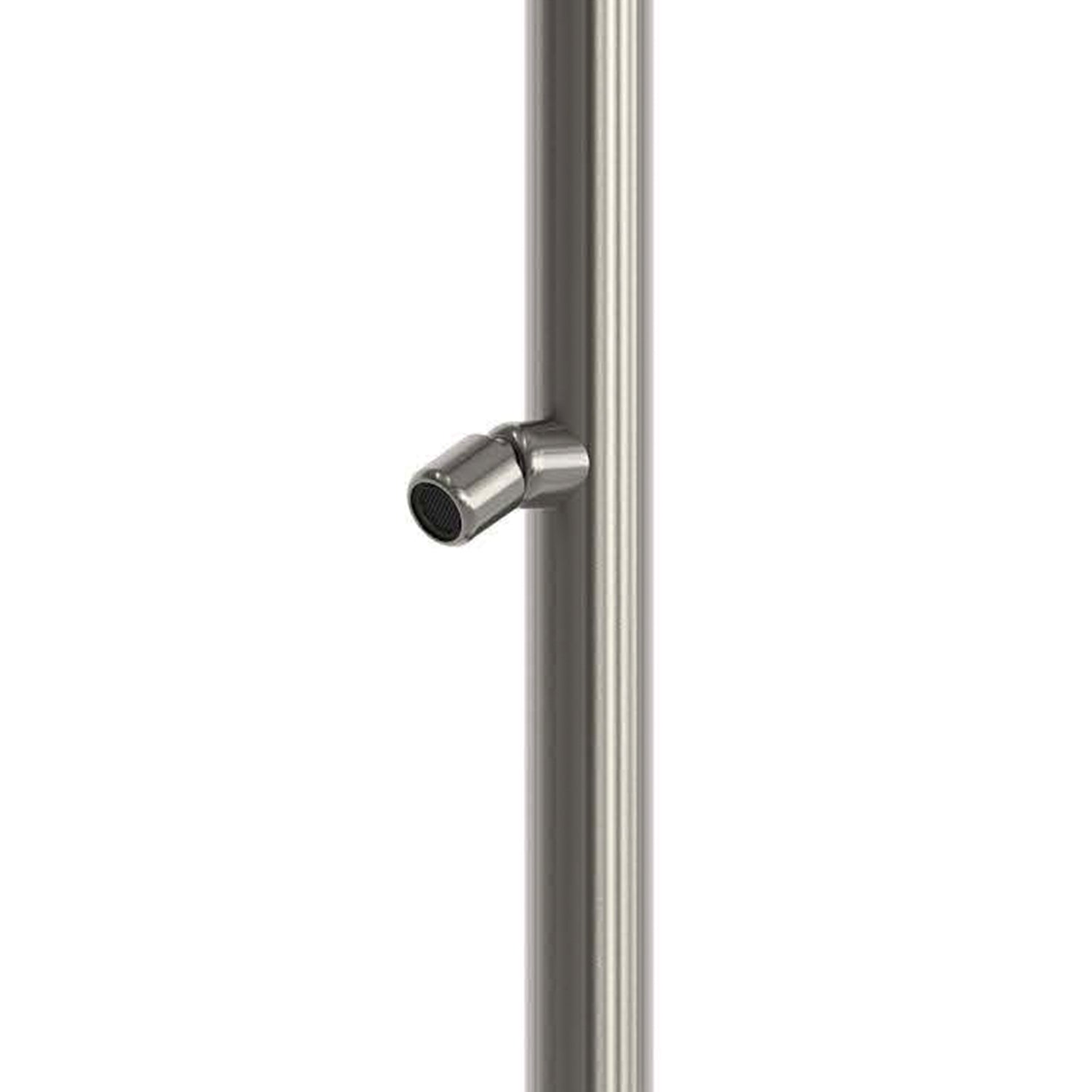 Sined Quartu Acero Inoxidable 316l Ducha y Lavapies h 2289 cm Gunmetal Acero Inoxidable Conexiones Base Ocultas