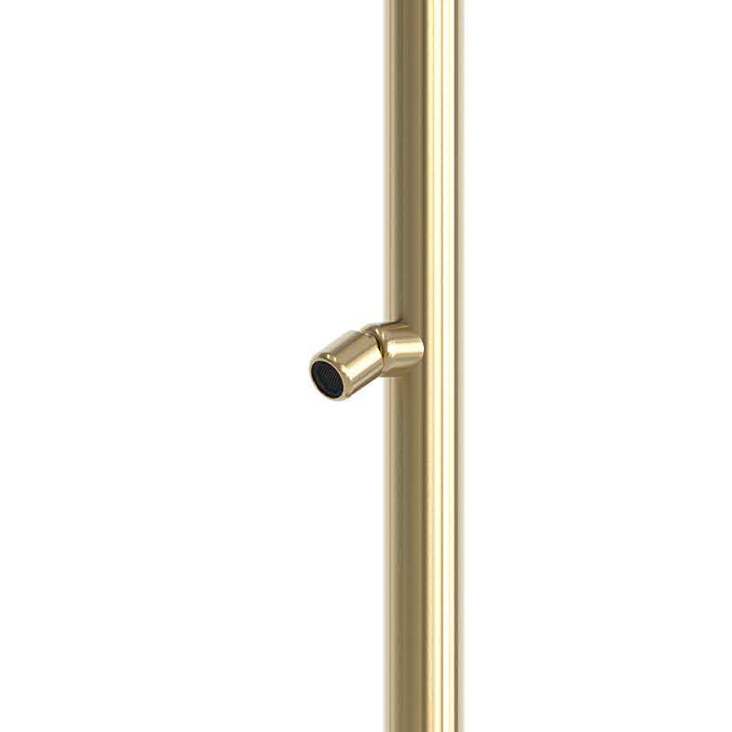 Sined Quartu Acero Inoxidable 316l Ducha Exterior con Rociador y Lavapies h 2289 cm Inox Oro Con Rociador Desviador y Lavapies