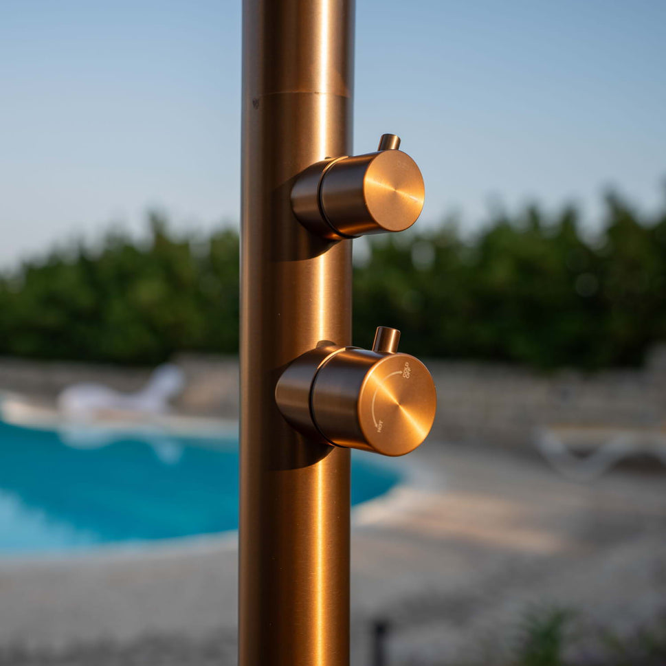 Exterior Shower 316l Lavapies 2289 Cm Rose Gold Sined