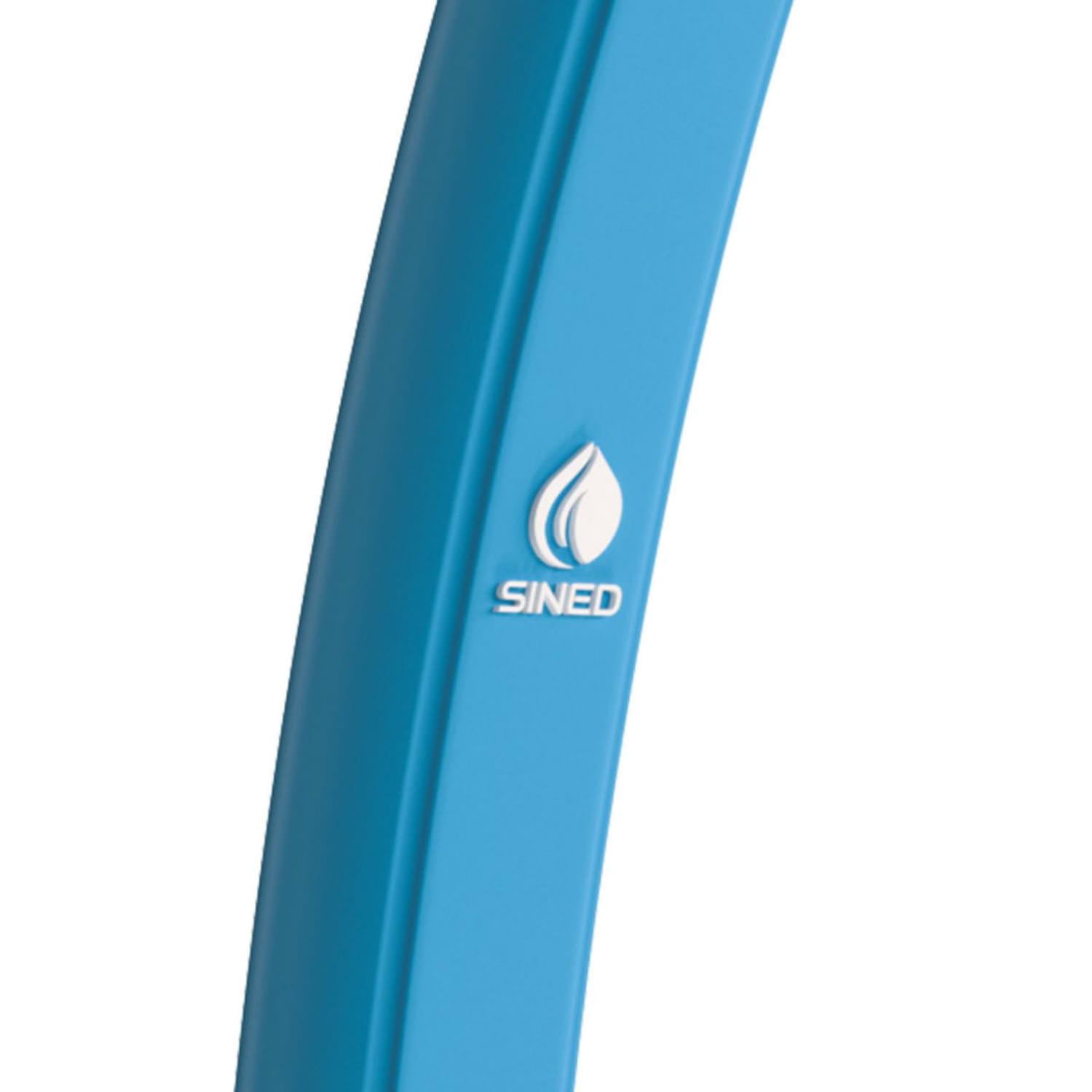 Ducha Solar Para Exterior Com Lavapés De 25l Em Azul Sined