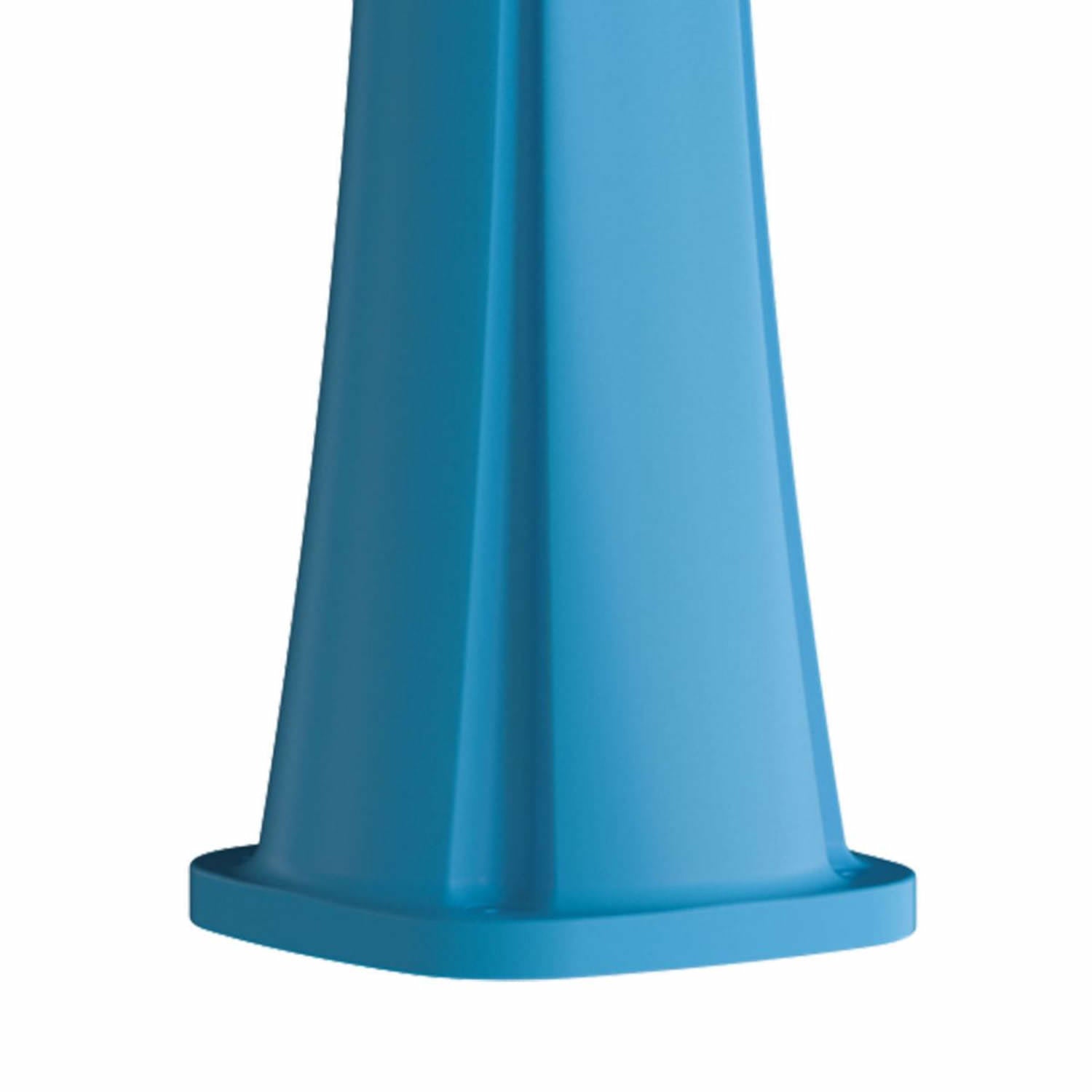 Ducha Solar Para Exterior Com Lavapés De 25l Em Azul Sined