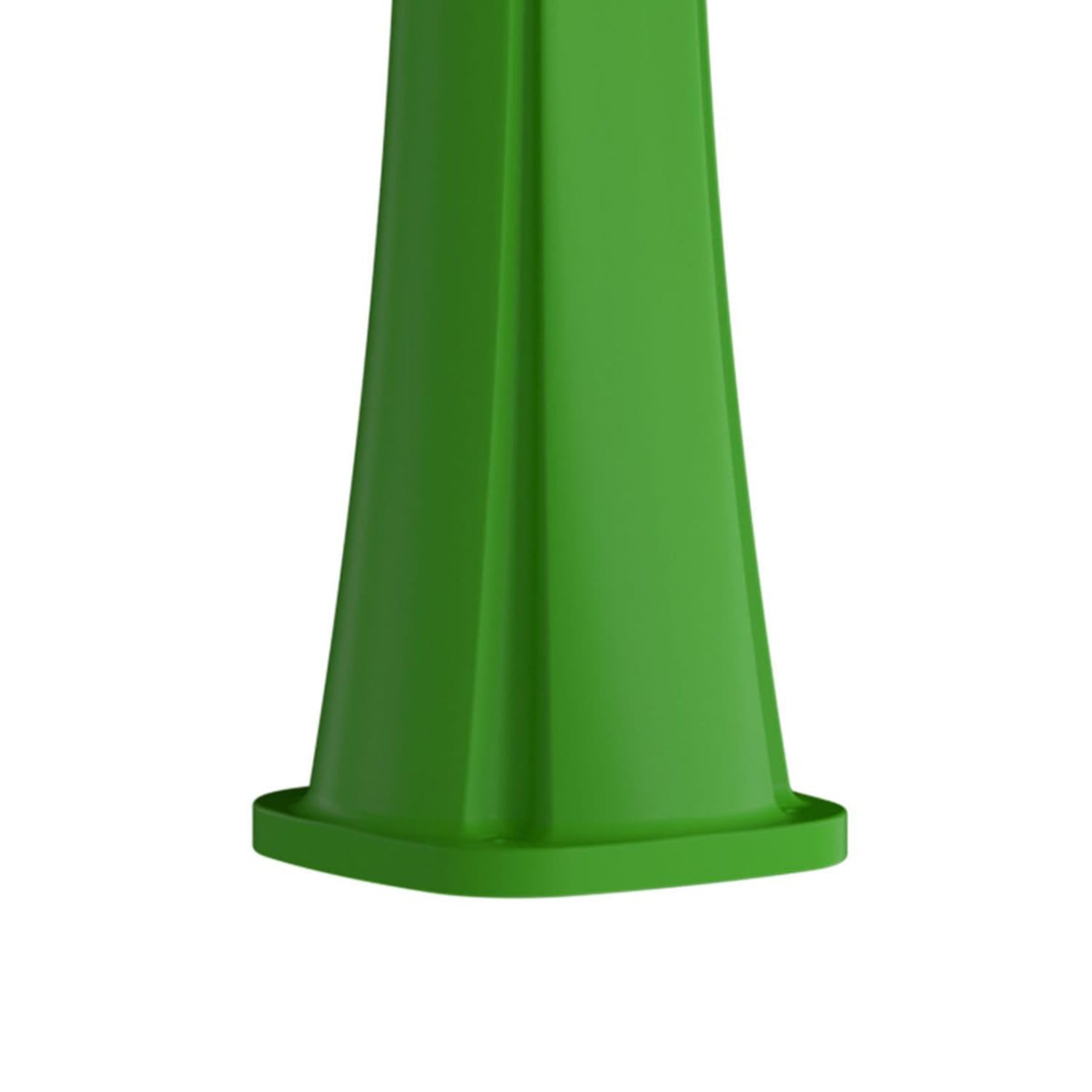 Sined Sole Curva Hd Polietileno Duche Com Lava-pés Tanque Verde 25 Litros Acessórios Metal Preto