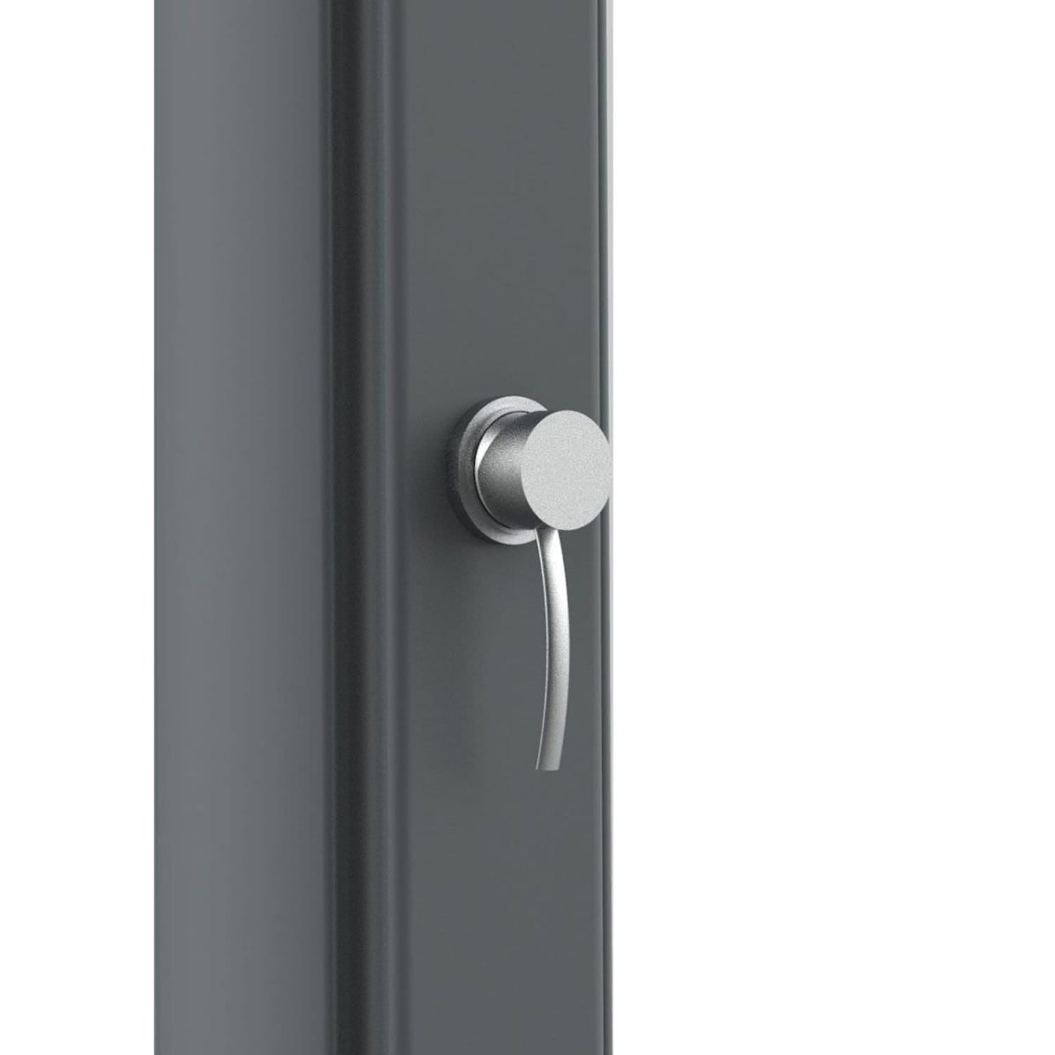 Ducha Solar Sole Xxl Cinza Para Jardim Sined