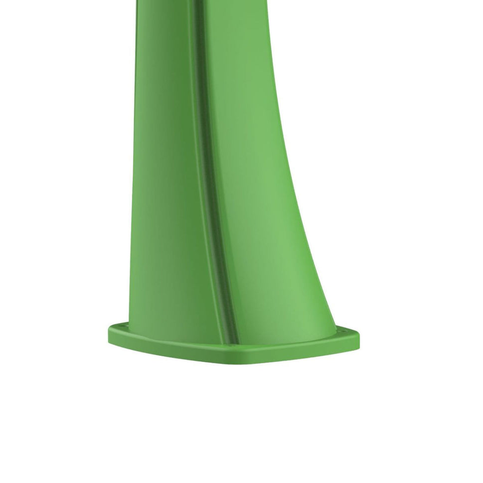 Sined Sole Xxl gebogene Solardusche, großer Tank, 40 Liter, grün