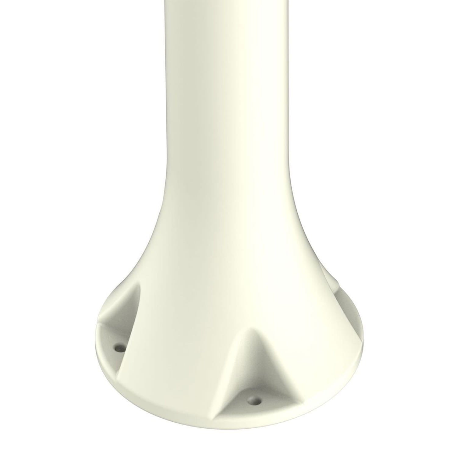 Fontaine de jardin en polyéthylène blanc avec douchette Sined