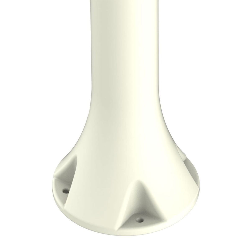 Fontaine de jardin en polyéthylène blanc avec douchette Sined