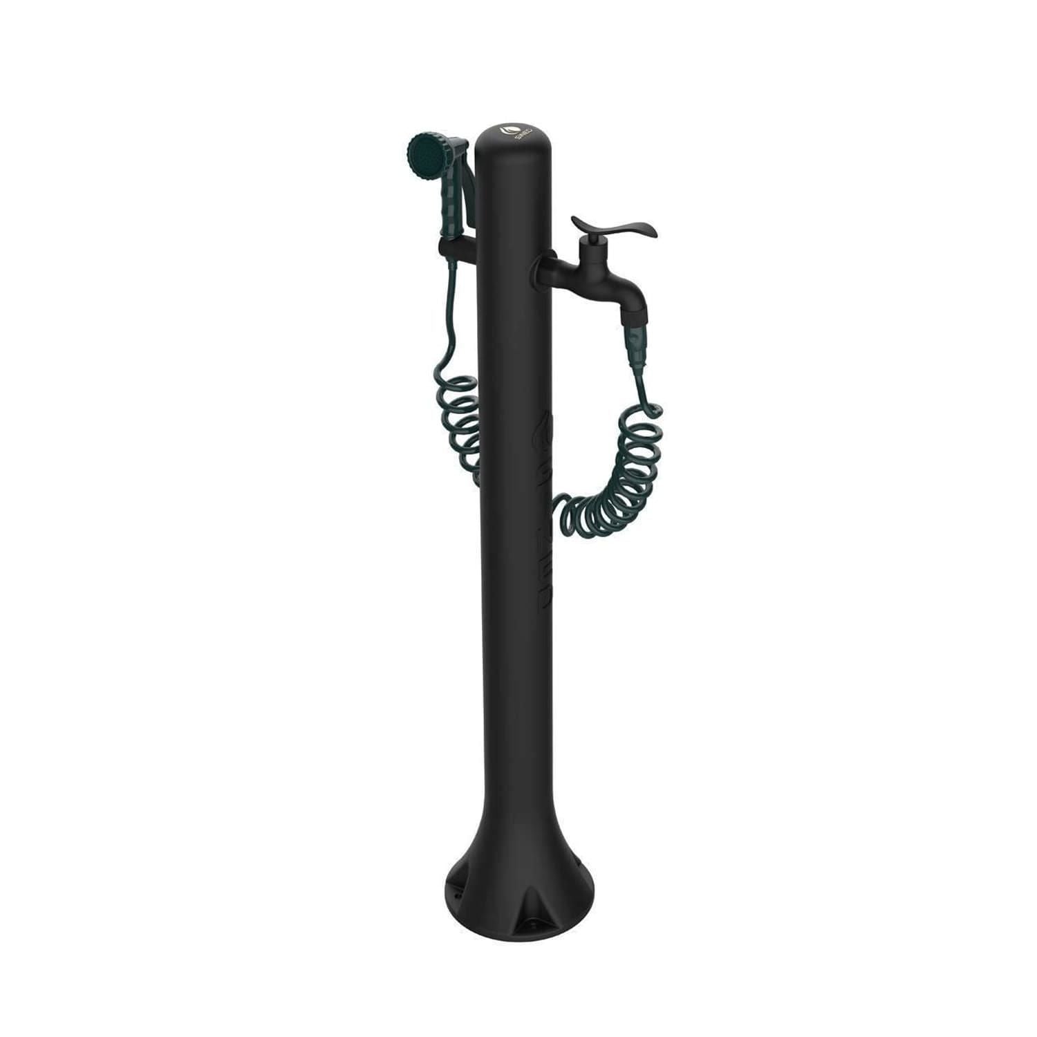 Sined Fontaine de Jardin Extérieure Avec Connexion Latérale Pro en Noir Avec Tuyau de 75m Idéale Pour Piscines Jardins et Espaces Extérieurs Fontaine de Jardin Pour Extérieur Noire