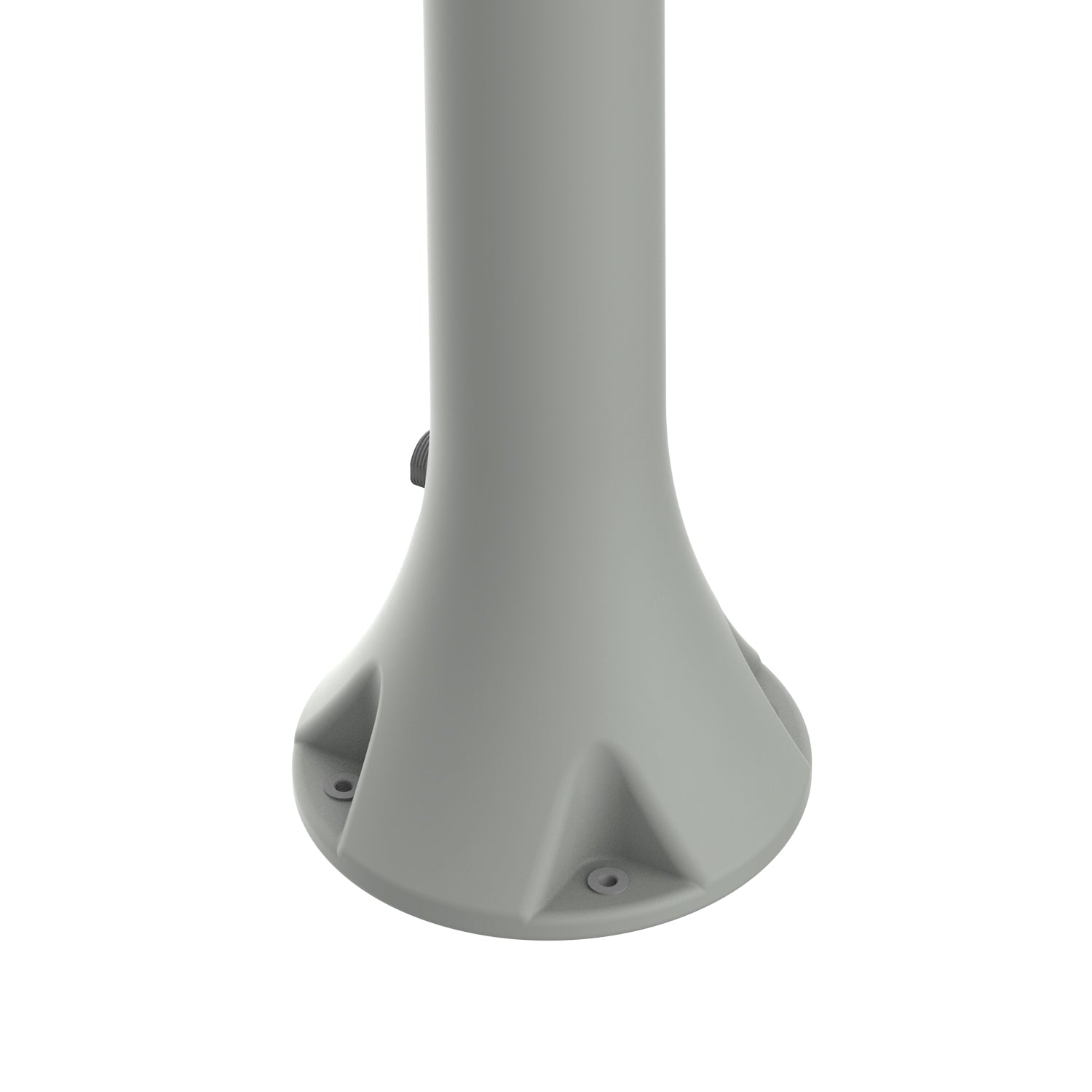 Fontaine de jardin en polyéthylène Sined Acqua Pro avec connexion latérale, montage facile, gris tourterelle