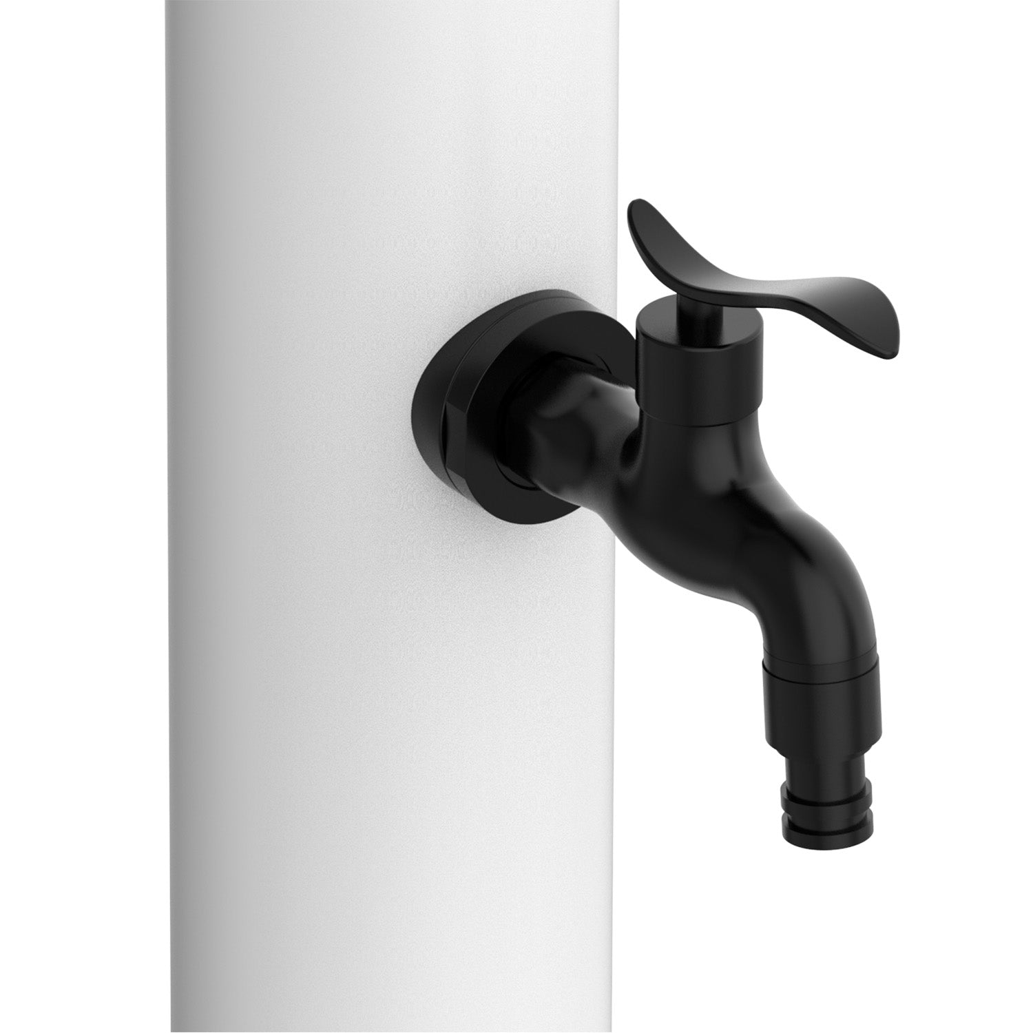 Fuente de Jardín Blanca en Aluminio para Riego de Espacios Exteriores con Conexión Lateral y Compatible con Accesorios Rápidos Incluye Todo para Montaje Fácil SINED FONTANA ALU ACQUA BIANCA