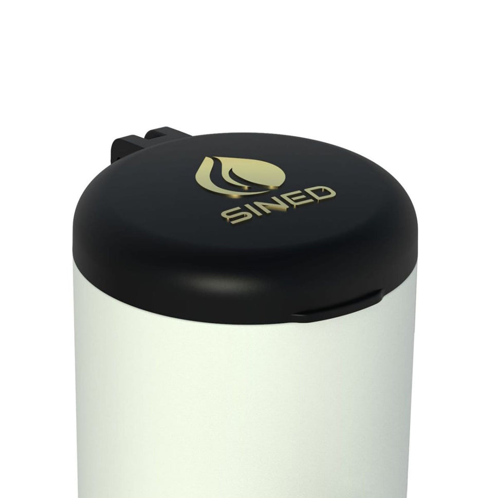 Sined Tritone Fontaine de Jardin en HDPE Préparée pour Raccords Rapides Blanc Hauteur 100 Cm Fabriquée en HDPE